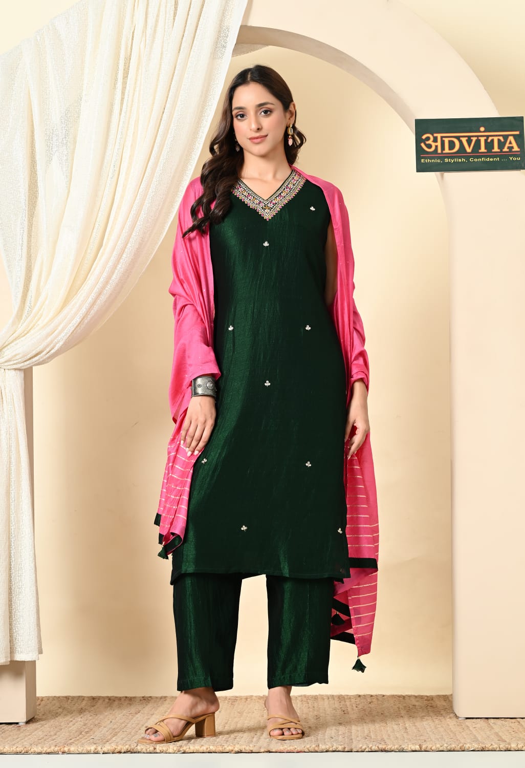Advita Party Wear 3 Piece Suit for Women – Elegant & Stylish