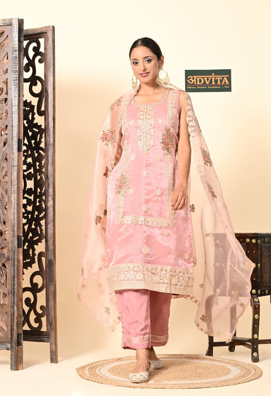 Advita Party Suit Set – Elegant 3-Piece Celebration Wear