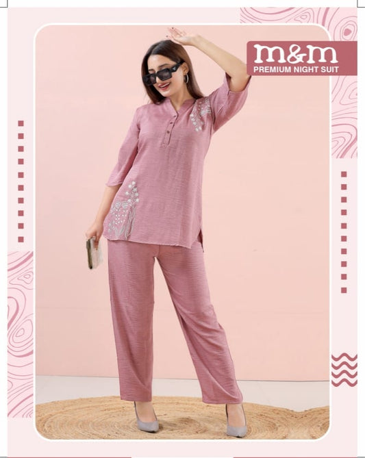 Premium Linen Cotton Co-ord Set – Luxury Comfort Wear for Women